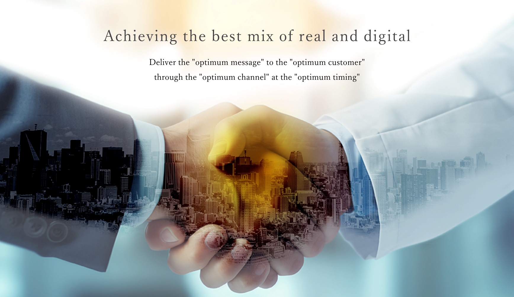 握手してる画像